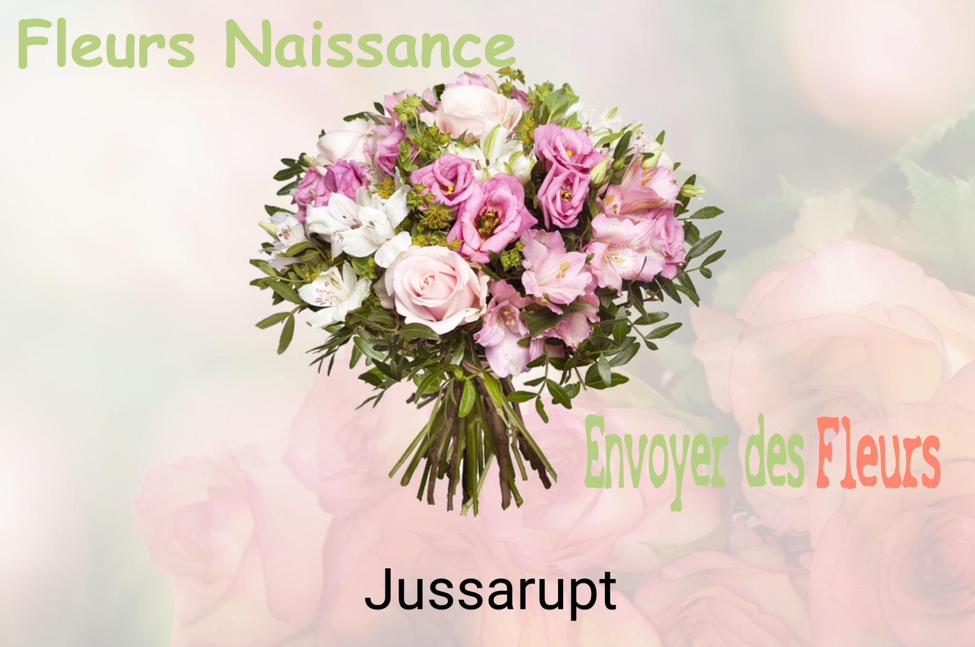 Bouquet de fleurs de naissance livré à Jussarupt